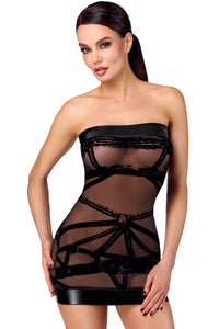 F359 Bondesque Off-shoulder mini dress - 3XL-2