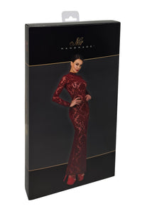 F383 Kink Royal gown/long dress red - 3XL-7
