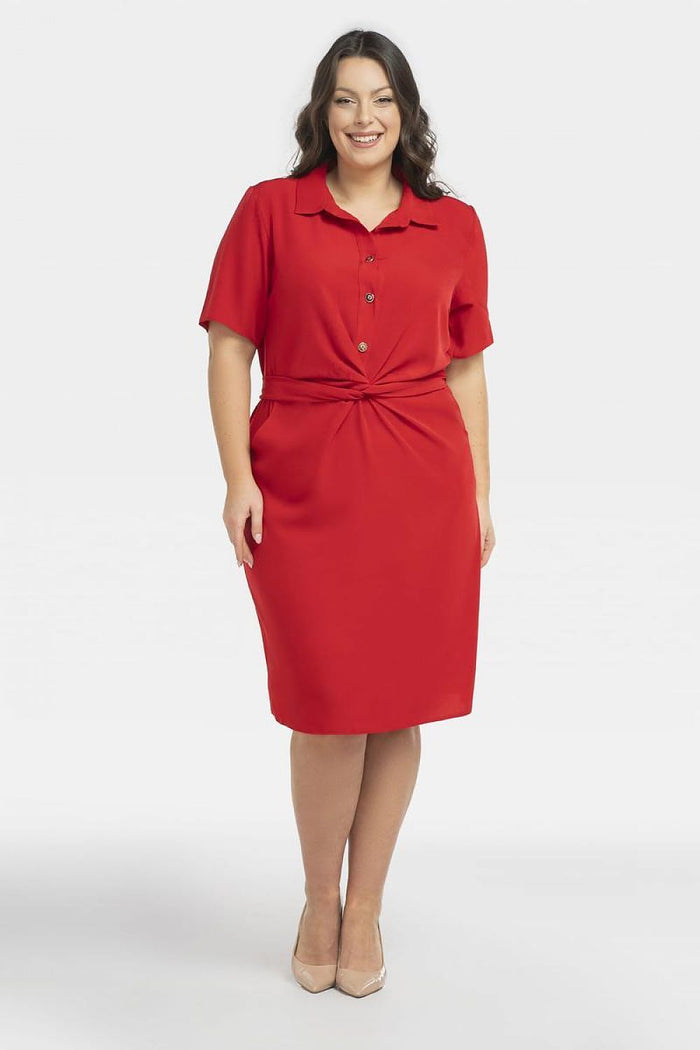 Plus size dress model 197776 Karko