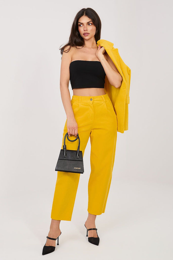  corduroy trousers model 225085 Rue Paris 