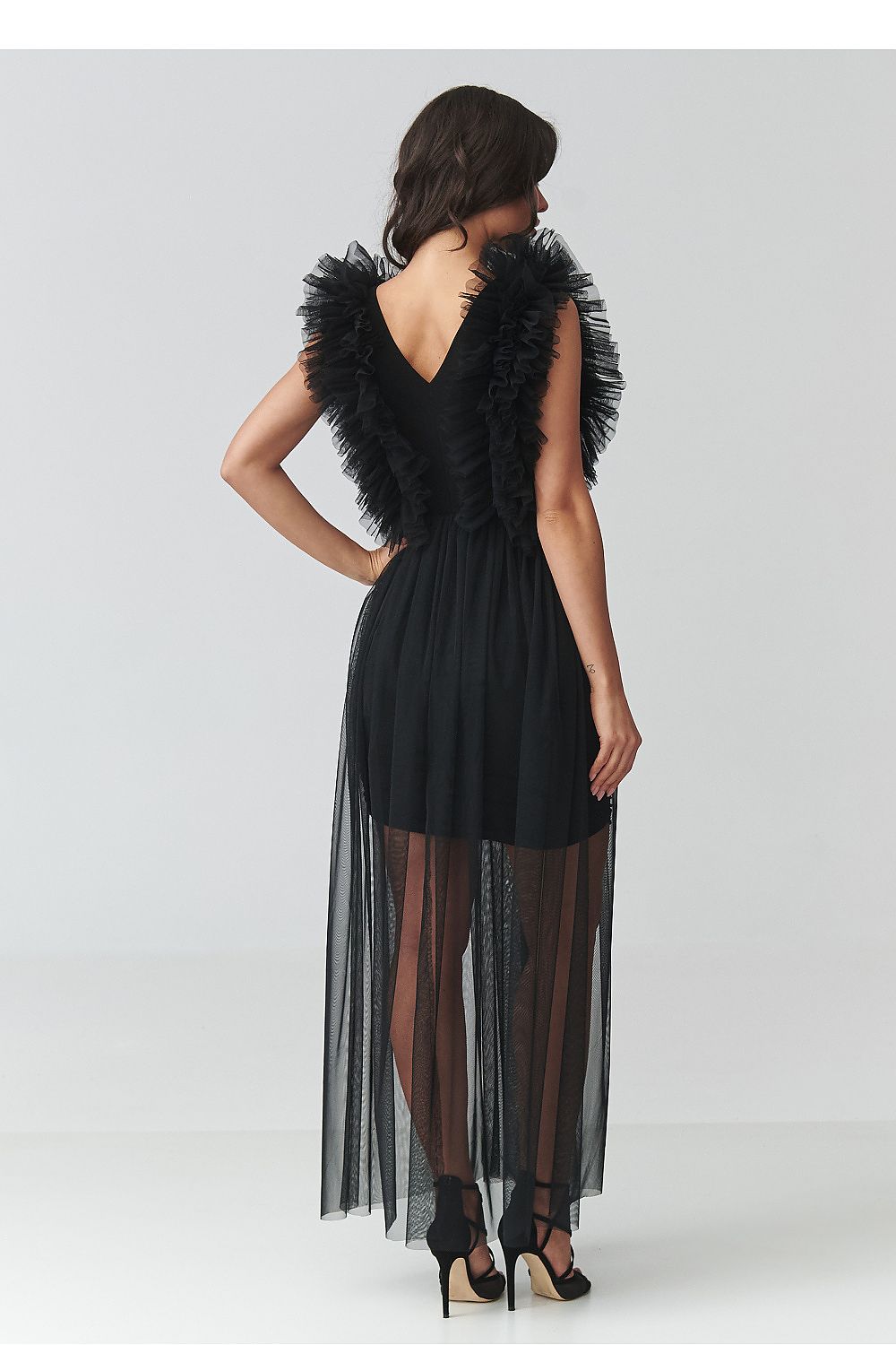  Evening dress model 228316 Makadamia 