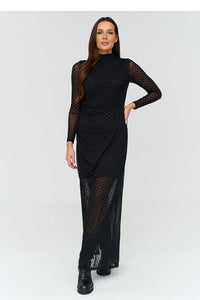  Evening dress model 231992 Makadamia 