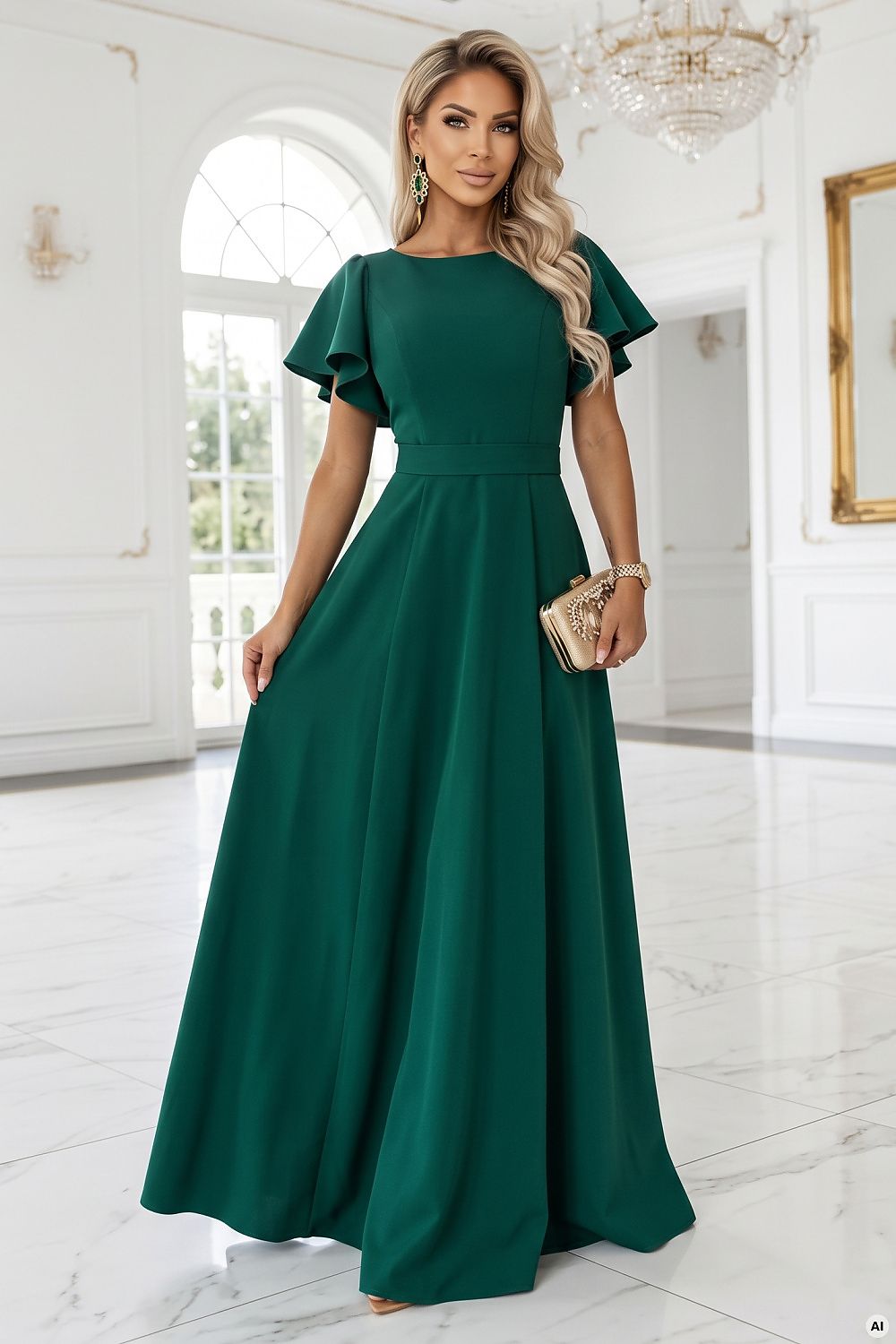  Long dress model 232821 Numoco 